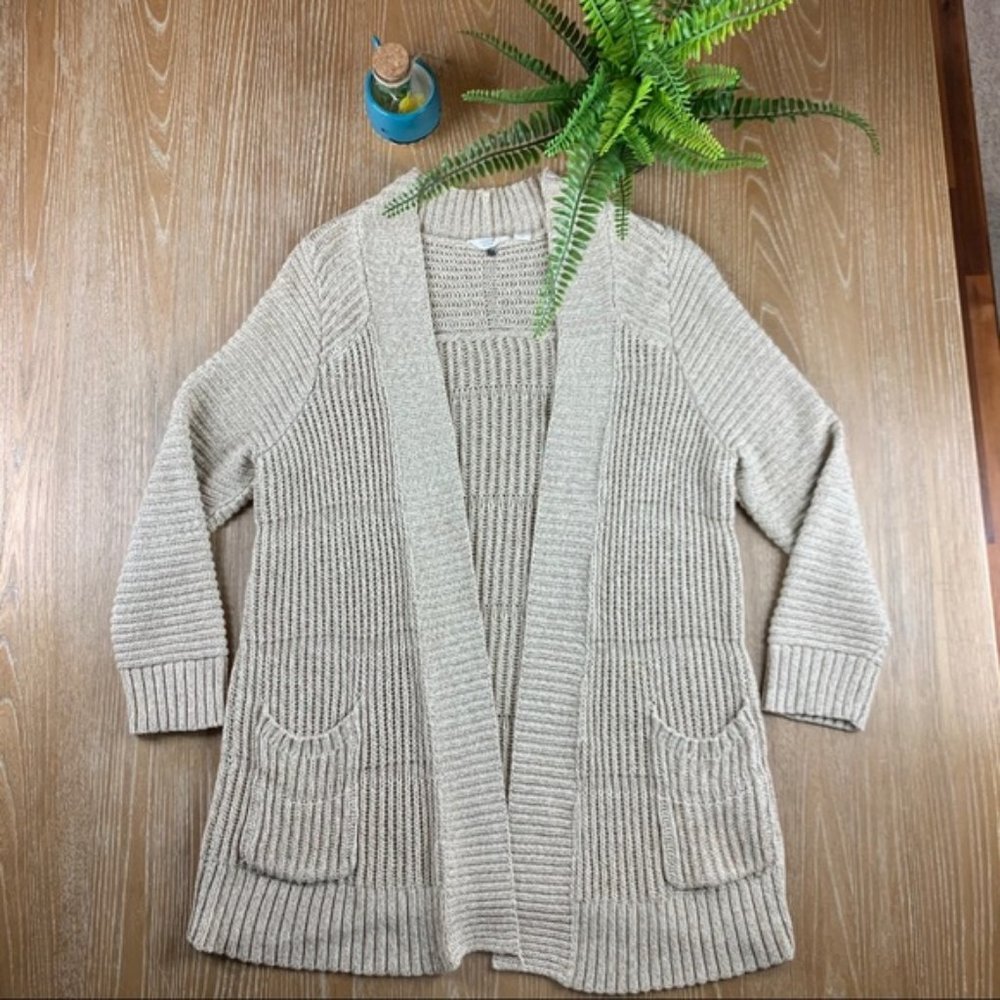 NWOT Lucky Brand S Cream Long Cardigan